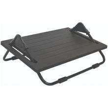 Apoio Ergônomico Para Os Pés Preto Em Mdf - Apoio-427-pr - Multivisão