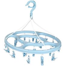 Mini Varal Redondo Com 24 Prendedores Cores Sortidas - 006094 - Mor Mini Varal Oval C-24 Prendedores Mor 6094