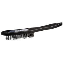 Escova De Aço Econômica Com Cabo De 3 Fileiras - At1820-3 - Pinceis Atlas