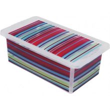 Caixa Organizadora 5,5 Litros Listras - Or16l-01 - São Bernardo Caixa Org. Container 5,5l Listras S.ber Or16l-01