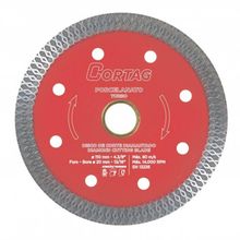 Disco De Corte Diamantado E Porcelanato Best Quality De 110mm X 20mm - 60659 - Cortag