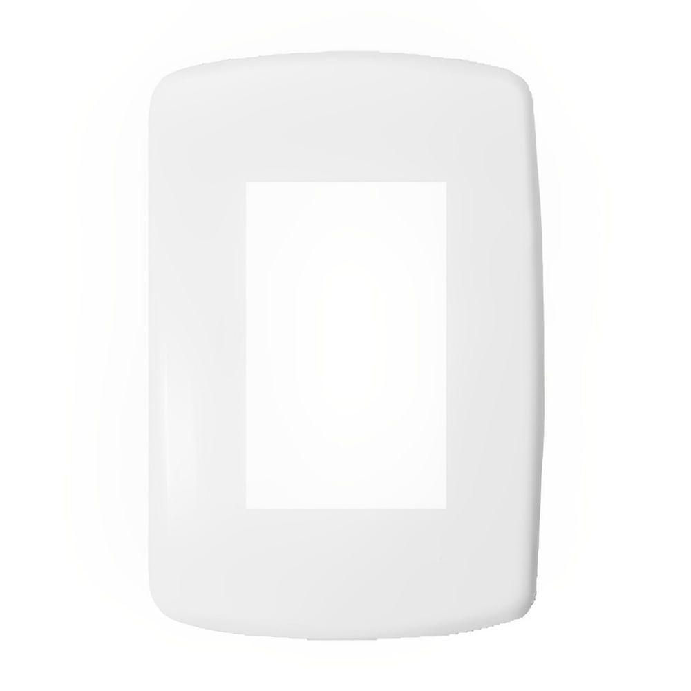 Placa 4x2 3 Modulos Com Suporte Branco - Dc-8100-35 - Dicompel