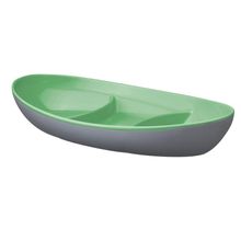 Petisqueira Oval - Linha Dual Verde