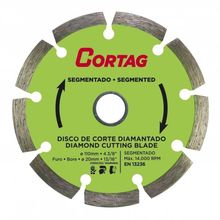 Disco De Corte Diamantado Segmentado De 110mm - 60973 - Cortag
