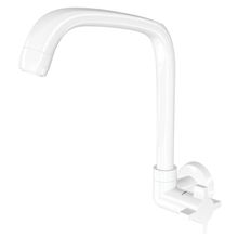 Torneira Para Cozinha De Parede Fitt Cross 1168 F64 Branca - 7111094 - Lorenzetti