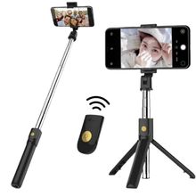Bastão De Selfie Com Tripé Para Com Controle Remoto