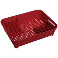 Escorredor De Louças Basic Vermelho Bold - 10848-0465 - Coza Escorredor De Louças Basic Vermlho Bold - 10848-0465 - Coza