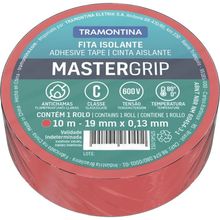 Fita Isolante Vermelha 13mm X 10 Metros - 57545051 - Tramontina