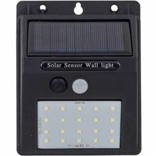 Luminária Led Solar Com Sensor 3000k 4 Watts 60 Lumens - 9651 - Gaya