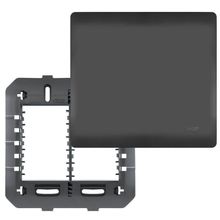 Placa 4x4 Com Suporte Cega Habitat Black - 4077 - Fame