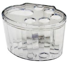 Porta Pasta E Escova De Dentes Cristal - 154c - Daivak Porta Pasta-escova Dente Cristal Daivak