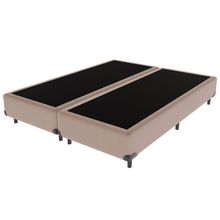 Cama Box King Bege V-store 193x203x44