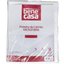 Protetor De Colchão Solteiro Impermeável Microfibra 88x138x35 Branco