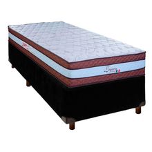 Cama Box + Colchão Solteiro Molas Ensacadas Legaccy Paropas
