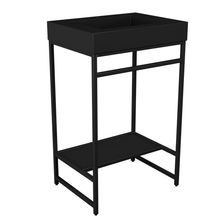 Gabinete Banheiro Ferro Iron Black 60x45cm Cuba Rennes Preto Fosco