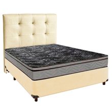 Kit Cama Box + Cabeceira + Colchão Casal D28 - Conforto - Paropas