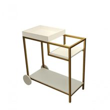 Carrinho Organizador Multifuncional Com Rodas Dourado