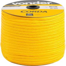 Corda Multifilamento Trançada 8mm 258m Amarela Carretel - Vo