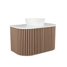 Gabinete Para Banheiro Suspenso Manchester 80cm Branco/jequitibá