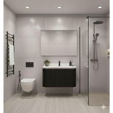 Gabinete Para Banheiro Suspenso Emma 60cm Preto