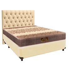 Kit Cama Box + Cabeceira + Colchão Casal D26 - Ortophedic - Sankonfort