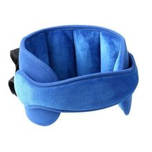 Apoio Faixa Ajustável Para Cabeça Almofada Proteção Infantil Viagem Passeio Dia A Dia Carro Bebê Pescoço Azul