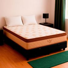 Cama Box Baú Casal E Colchão Victory Molas V-store Preto