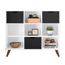 Nicho Organizador Vintage Haia Q01 Branco/Preto