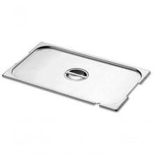 Tampa Para Cuba Gn 1-4 Tramontina Em Aço Inox Com Recorte Para Alças E Concha