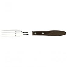 Garfo Jumbo Tramontina Churrasco Aço Inox Polywood Castanho
