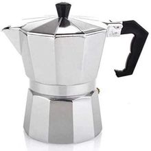Cafeteira Italiana 3 Xicaras Express Moka Chaleira Luxo Elegante Aluminio Manual