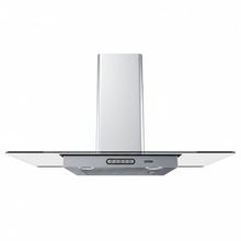 Coifa De Parede 90cm Vidro Reto Duto Slim Fogatti Inox 220V