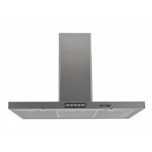 Coifa De Parede 90cm Retangular Duto Slim Fogatti Inox 220V