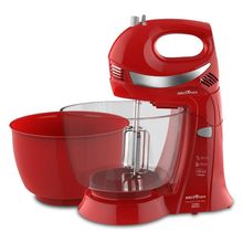 Batedeira Britânia Diamante Cristal Maxx Turbo 400W Vermelha 110V