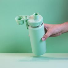 Garrafa Térmica Inox 780ml Verde Moderno Com Alça E Bico - Ideal Para Bebidas Em Movimento