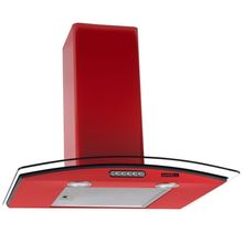 Coifa De Parede 60cm Vidro Curvo Slim Nardelli Red 110V