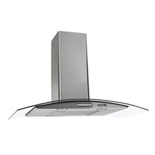 Coifa De Parede 80cm Vidro Curvo Duto Slim Nardelli Inox 110V