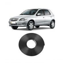 Borracha Protetora Borda Porta Preta Celta 4 Portas 10m Mini [f103]