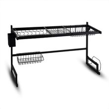 Escorredor de Louças Grande Suspenso para Pia - Preto Fosco