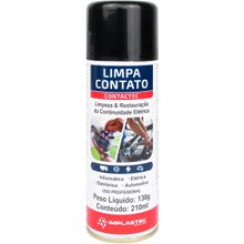 Limpa Contato Contactec 210ml para Eletrônicos Implastec