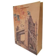 Sacola/Embalagem Presente 32x26x10cm Paisagem 2 - Quanhe