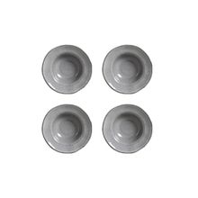 Conjunto de Pratos de Sobremesa Porto Brasil Orgânico Dust Preto 250ml - 4 Peças
