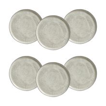 Conjunto de Pratos Rasos Porto Brasil Bio Pistache Verde Menta 29cm - 6 Peças