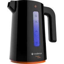 Chaleira Elétrica Cadence CEL388 Contrast 1,7L 1850W Desligamento Automático Preto