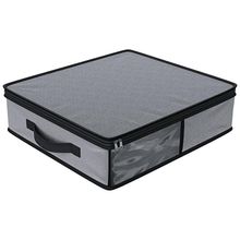 Organizador Euro Home para Lençóis e Fronhas com Visor - Cinza