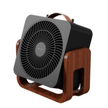 Circulador de Ar Spirit Cubics 20cm com 3 Velocidades e Múltiplas Inclinações – Preto/Tabaco