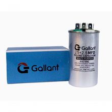 Capacitor CBB65 Gallant 25+2,5MF 440 VAC - GCP25D01B-IX400