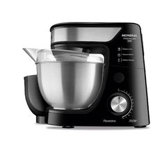 Batedeira Planetária Mondial BP-02P-B-TI Preto/Inox 700W 127V