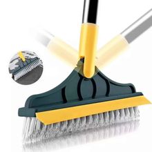 RODO ESFREGÃO ESCOVA DE LIMPEZA 2 EM 1 DESMONTÁVEL VASSOURA