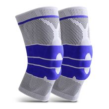 Joelheiras de compressão Protetor de Joelho com Gel de Silicone Fitness  Respirável  -M - 01-PAR